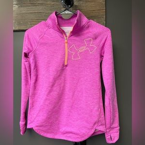 UA 1/4 zip long sleeve (youth)